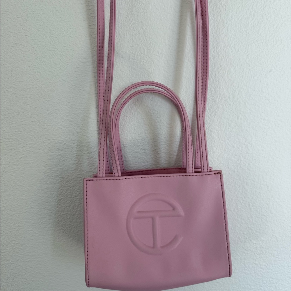 Telfar Pink Mini Bag with Strap - Picture 2 of 5